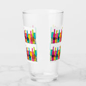 Niedliche Farbflaschen Glas (Links)