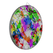 Niedliche Farbgestaltung von Spritzern Dartscheibe (Vorderseite Links)