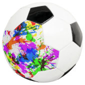 Niedliche Farbgestaltung von Spritzern Fußball (Dreiviertel)