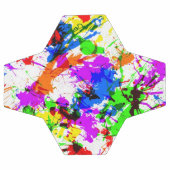 Niedliche Farbgestaltung von Spritzern Fußball (Flach)