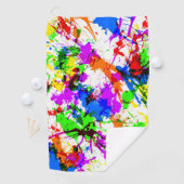 Niedliche Farbgestaltung von Spritzern Golfhandtuch (Insitu)