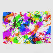 Niedliche Farbgestaltung von Spritzern Golfhandtuch (Horizontal)