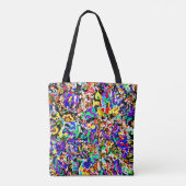 Niedliche, farbige abstrakte Lackierung iPad Luftk Tasche (Rückseite)