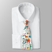 Niedliche Farbige Abstrakte Tiere Kinder Krawatte (Gebunden)