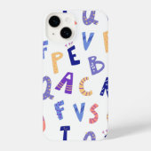 Niedliche farbige Alphabete iPhone Hülle (Rückseite)