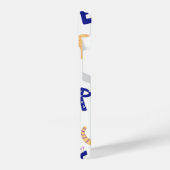 Niedliche farbige Alphabete iPhone Hülle (Linke Seite)