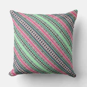 Niedliche, farbige Aztec-Muster Kissen
