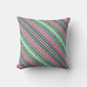Niedliche, farbige Aztec-Muster Kissen