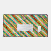 Niedliche, farbige Aztec-Muster-Papiertasse Schreibtischunterlage (Tastatur & Maus)