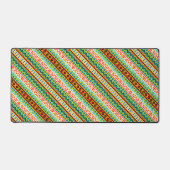 Niedliche, farbige Aztec-Muster-Papiertasse Schreibtischunterlage (Vorderseite)