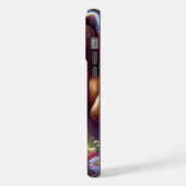 Niedliche, farbige Bären und Schmetterlinge iPhone Hülle (Linke Seite)