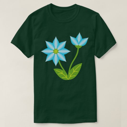 Niedliche farbige Blume 1 T-Shirt (Design vorne)