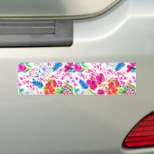 Niedliche farbige Blume Autoaufkleber (Auf Auto)