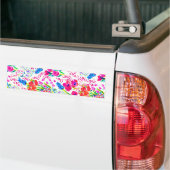 Niedliche farbige Blume Autoaufkleber (Auf Lkw)
