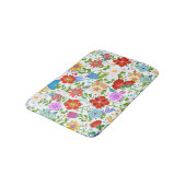 Niedliche farbige Blume Badematte (Schrägansicht)