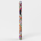 Niedliche farbige Blume Collage Design Case-Mate iPhone Hülle (Hinten/Rechts)