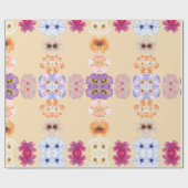 Niedliche farbige Blume Geschenkpapier (Flach)