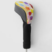 Niedliche farbige Blume Golf Headcover (angewinkelt)