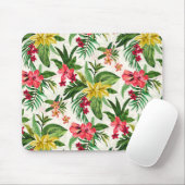 Niedliche farbige Blume Grüne Blätter Mousepad (Mit Mouse)