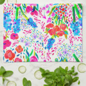 Niedliche farbige Blume Handtuch (Gefaltet)