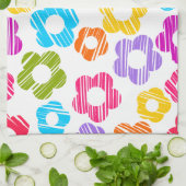 Niedliche farbige Blume mährenhaft fröhliche Blume Handtuch (Gefaltet)