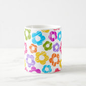 Niedliche farbige Blume mährenhaft fröhliche Blume Kaffeetasse (Mittel)