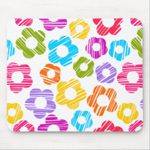 Niedliche farbige Blume mährenhaft fröhliche Blume Mousepad