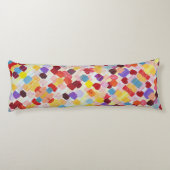 Niedliche farbige Blume Seitenschläferkissen (Rückseite)