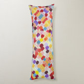 Niedliche farbige Blume Seitenschläferkissen (Rückseite (Vertikal))