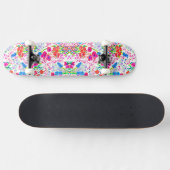 Niedliche farbige Blume Skateboard (Horizontal)