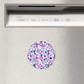 Niedliche farbige Blume Sonnen-Muster Magnet (In Situ (Geschirrspüler))
