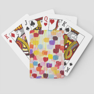 Niedliche farbige Blume Spielkarten