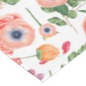 Niedliche farbige Blume Tischdecke (Schrägansicht)