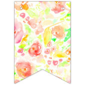 Niedliche farbige Blume Wimpelkette (Dritte Fahne)