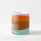 Niedliche Farbige Boho Inspiration positive Zitat Kaffeetasse (Mittel)