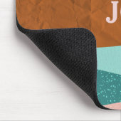 Niedliche Farbige Boho Inspiration positive Zitat Mousepad (Ecke)