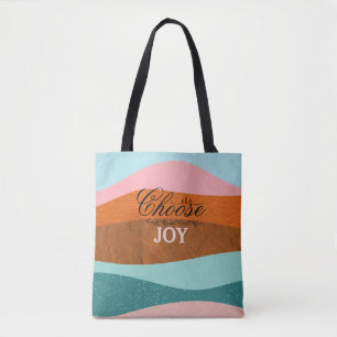 Niedliche Farbige Boho Inspiration positive Zitat Tasche