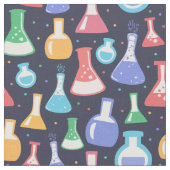 Niedliche farbige Chemie Themenstoffe Labrador Fla Stoff (Nahaufnahme)