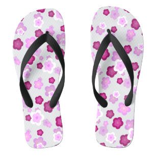 Niedliche farbige Daisy Blume Muster Geburtsname Badesandalen