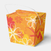 Niedliche farbige Daisy Illustration Blumenmuster Geschenkschachtel (Rückseite)