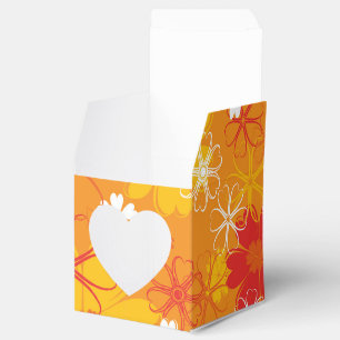 Niedliche farbige Daisy Illustration Blumenmuster Geschenkschachtel