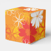 Niedliche farbige Daisy Illustration Blumenmuster Geschenkschachtel (Rückseite)