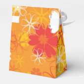 Niedliche farbige Daisy Illustration Blumenmuster Geschenkschachtel (Rückseite)