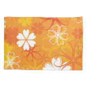 Niedliche farbige Daisy Illustration Blumenmuster Kissenbezug (Rückseite-Links)