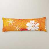 Niedliche farbige Daisy Illustration Blumenmuster Seitenschläferkissen (Rückseite)