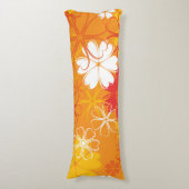 Niedliche farbige Daisy Illustration Blumenmuster Seitenschläferkissen (Vorderseite Vertikal)