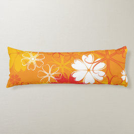 Niedliche farbige Daisy Illustration Blumenmuster Seitenschläferkissen