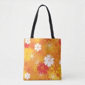 Niedliche farbige Daisy Illustration Blumenmuster Tasche (Vorderseite)