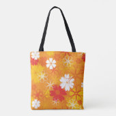 Niedliche farbige Daisy Illustration Blumenmuster Tasche (Rückseite)