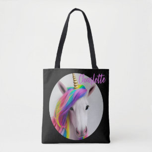 Niedliche Farbige Einhorn Girl Tasche